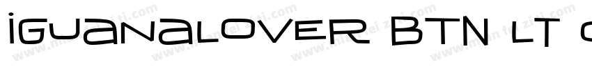 IguanaLover BTN Lt Oblique字体转换